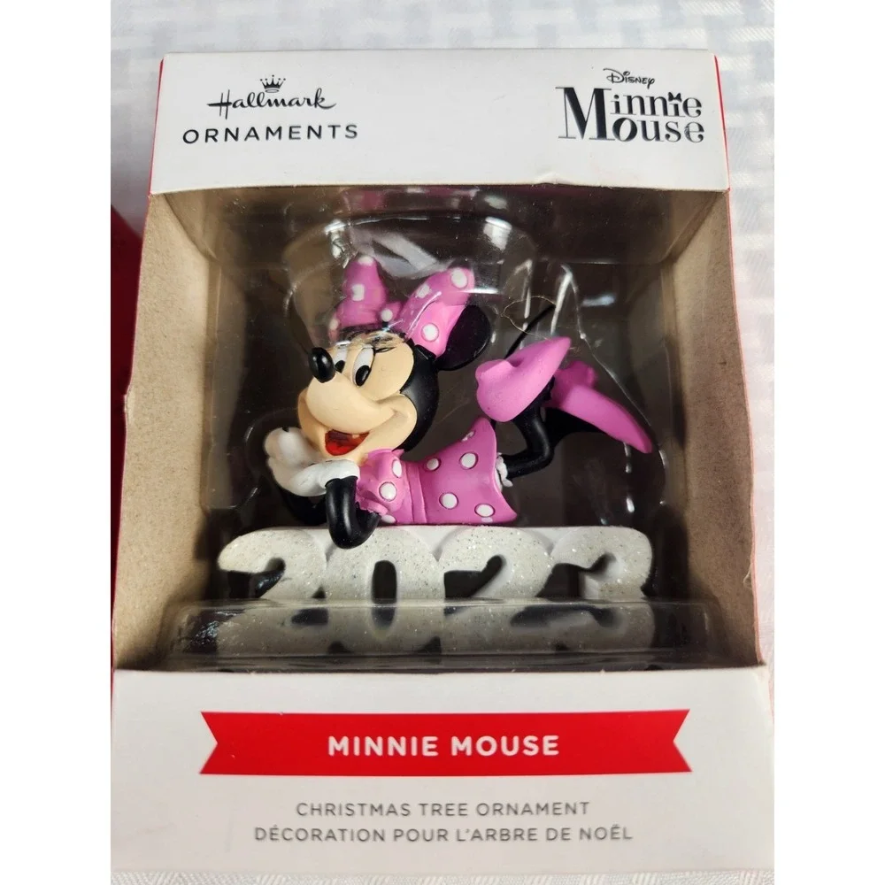 Hallmark Mickey & Minnie Mouse Ornaments Disney Collectible 2023 New In Boxes